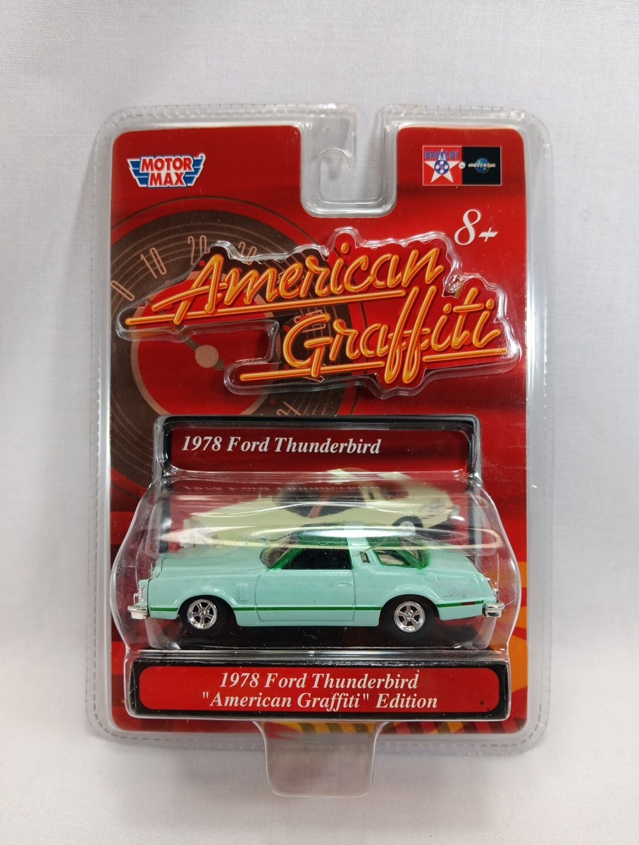 Motor Max AMERICAN GRAFFITI 1978 Ford Thunderbird Green Car 1:64