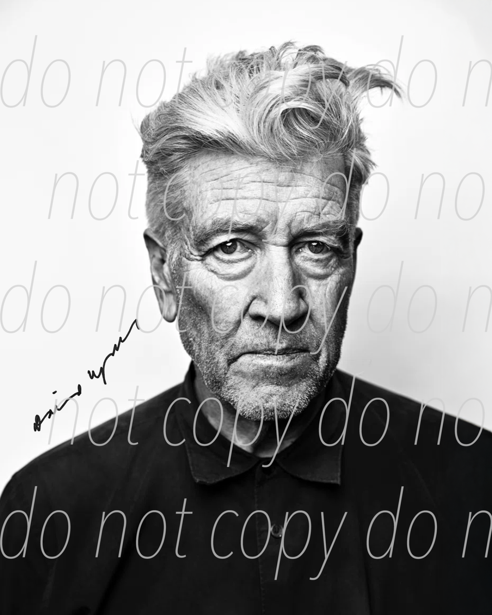 David Lynch signed Twin Peaks filmmaker 8x10 photo print poster