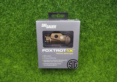 Sig Sauer FOXTROT1X Tactical Weapon Mounted LED Light, 450 Lumens