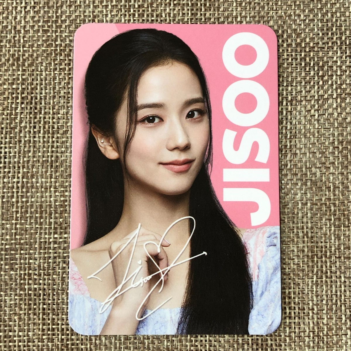 BLACKPINK JISOO #2 [ OREO X BLACKPINK ] Official Limited Photocard