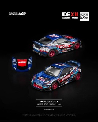 POP RACE INDONESIA DIECAST EXPO '25 SUBARU BRZ CIVIC PANDEM TOP