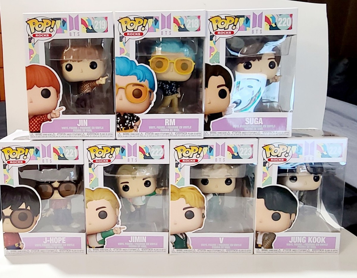 Funko Pop! BTS Dynamite Figures 7 Members #218-224 SET | eBay