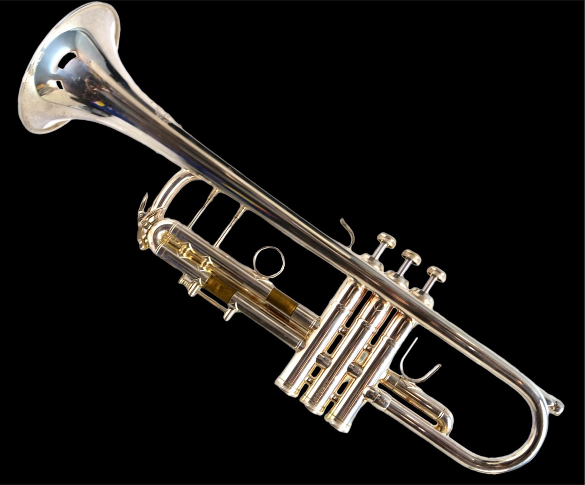 B&S 3137 Challenger Professional Trumpet Silver Plated made in