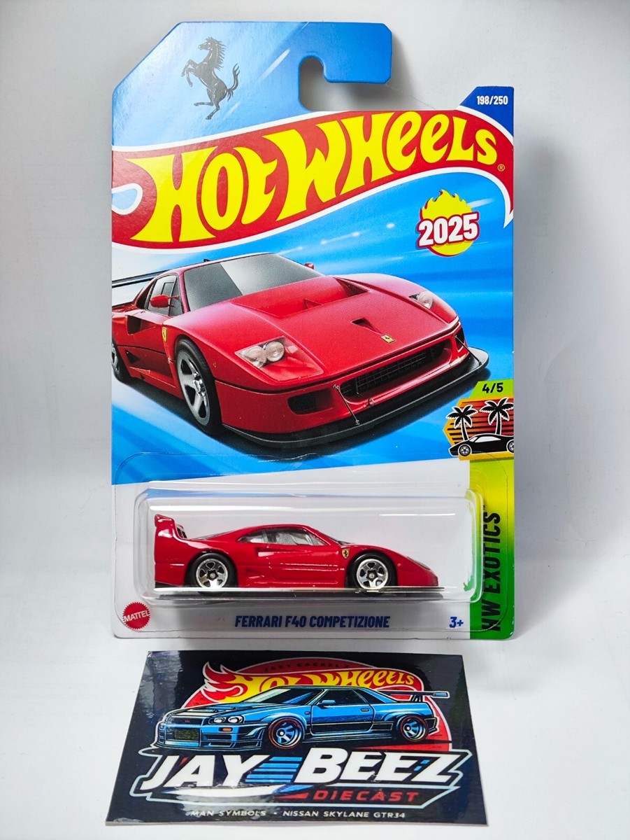 Hot Wheels NEW Case K 2025 Ferrari F40 Competizione (Promo Combine