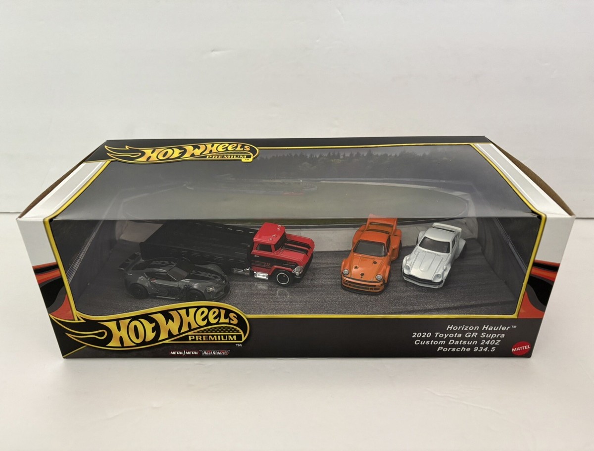 Hot Wheels Premium - Horizon Hauler, 2020 GR Supra, Datsun 240Z