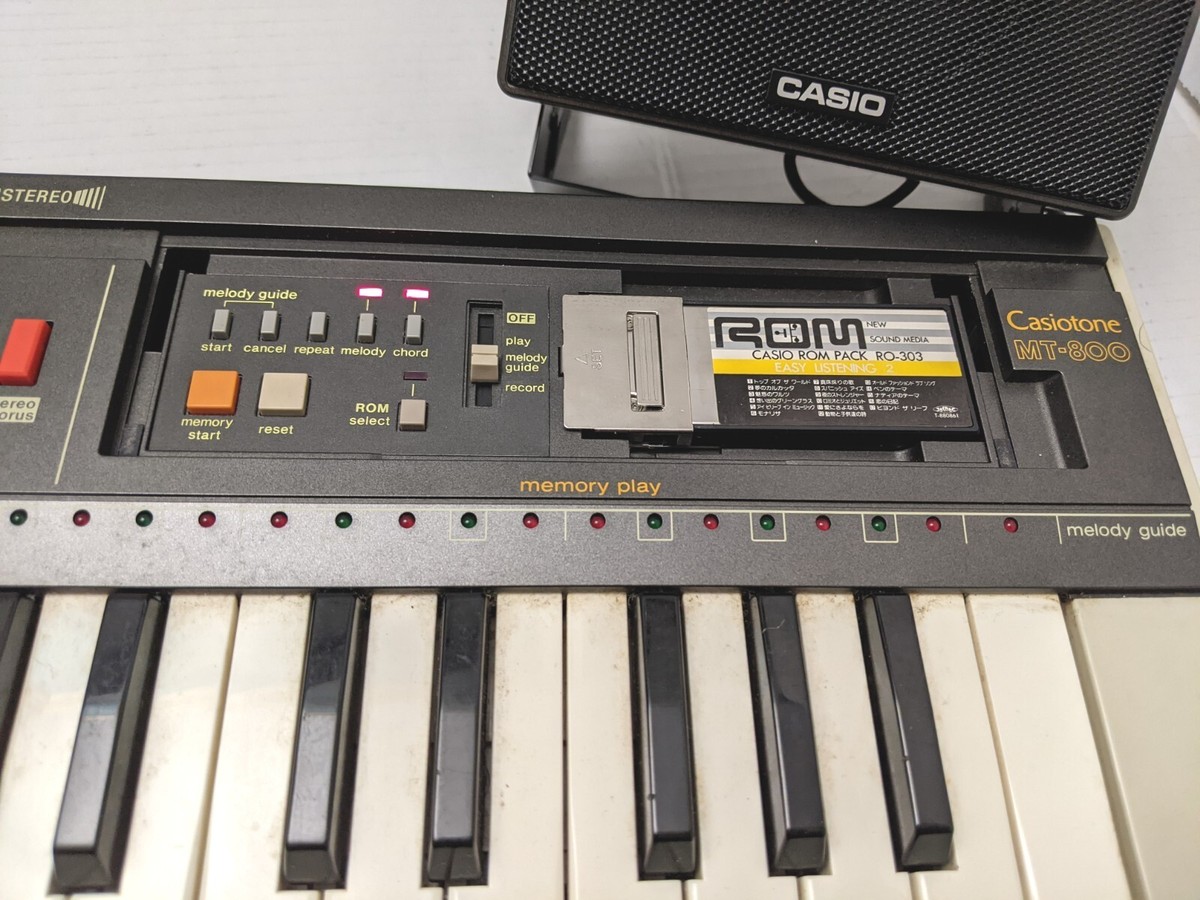 Casio MT-800 Casiotone Battery Operated 49-Key Synthesizer ROM