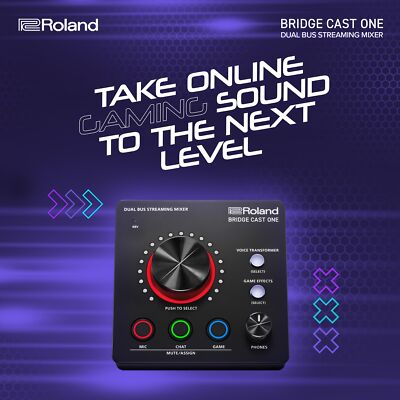 Roland Bridge Cast One Dual Bus Streaming Mixer | eBay