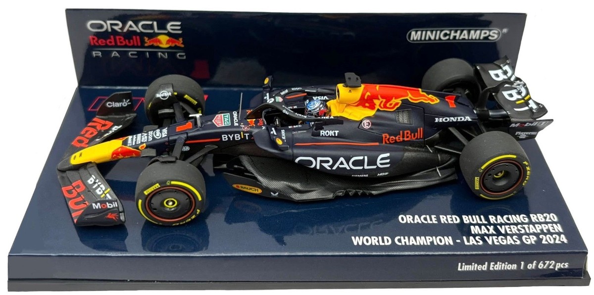 Minichamps Red Bull RB20 5th Las Vegas GP 2024 - Max Verstappen 1