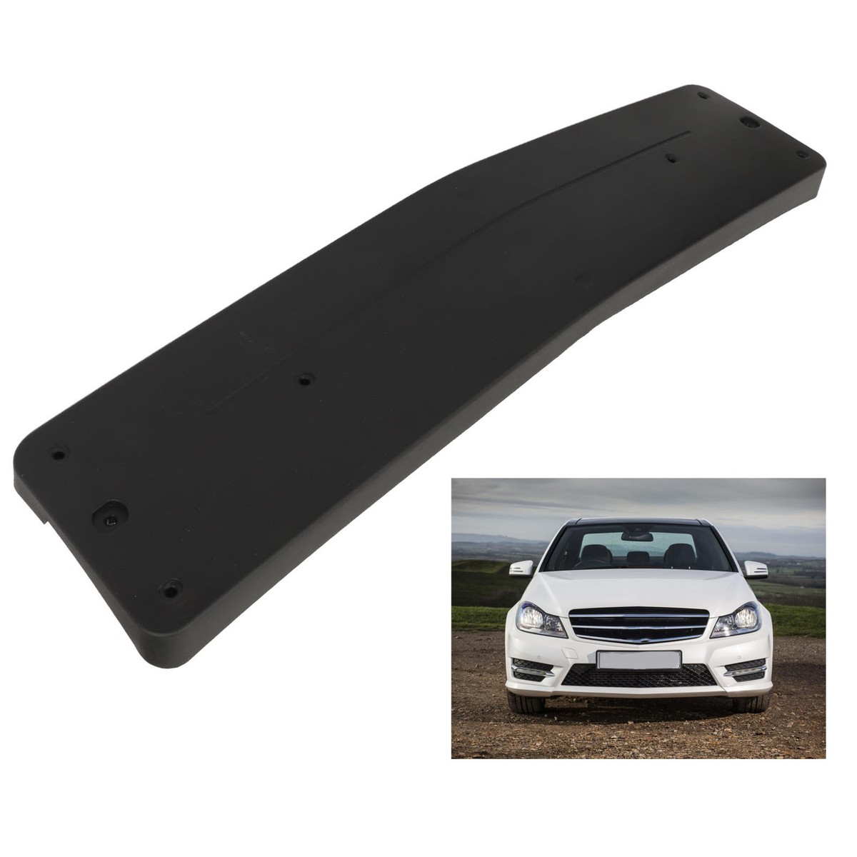 Front Bumper License Plate Holder 2048173278 for Benz C‑Class W204