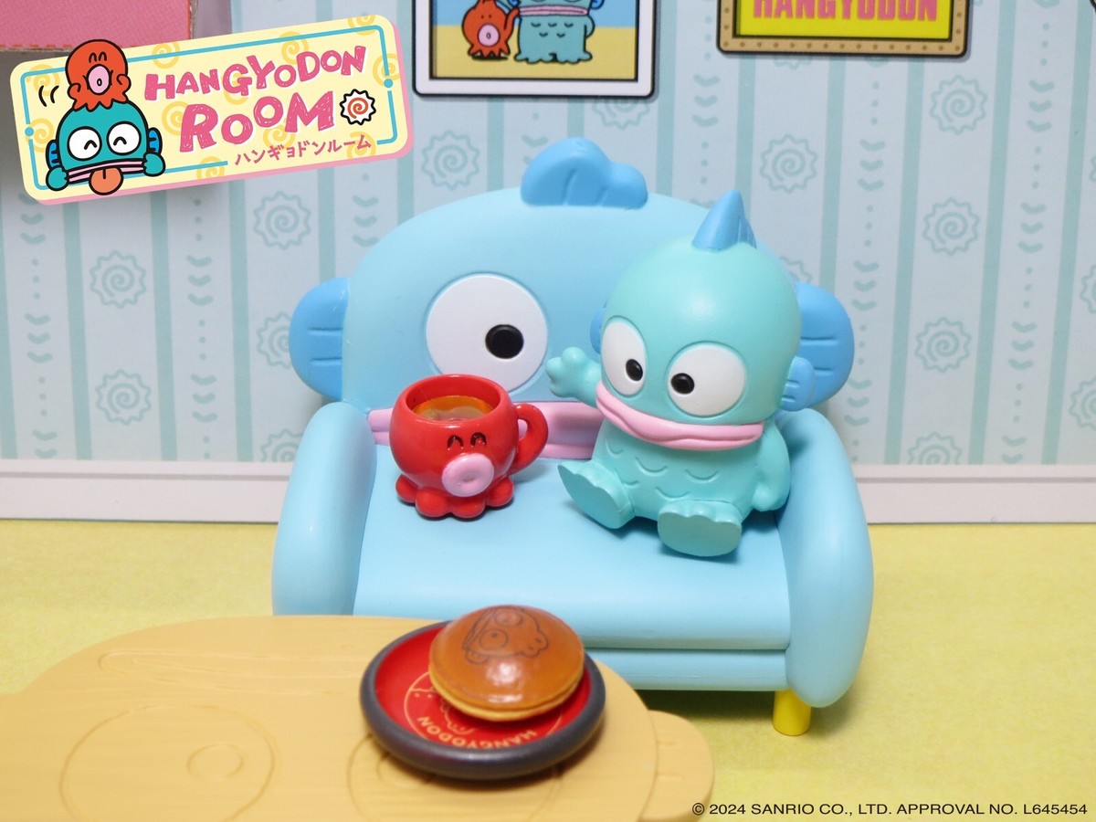 Re-Ment Miniatures Sanrio Hangyodon Room Furniture Set Rement | eBay