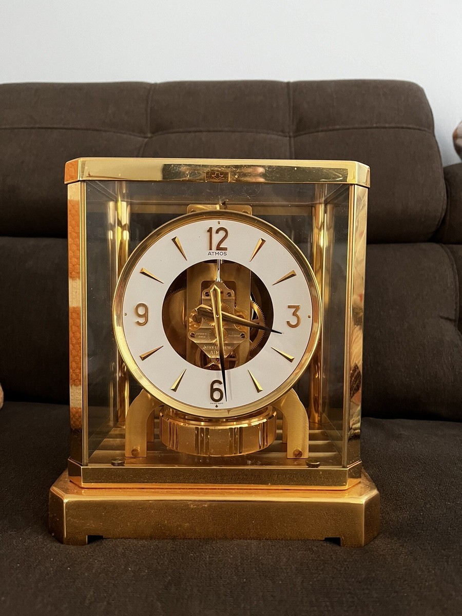Atmos Clock Jaeger Lecoultre GOLD 15 Jewels Unadjusted Swiss Made