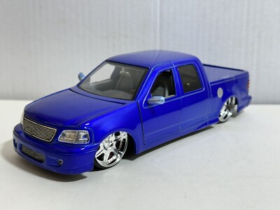 JADA DUB 2003 FORD F150 SUPERCREW CANDY BLUE 1:24 PICKUP TRUCK NEW