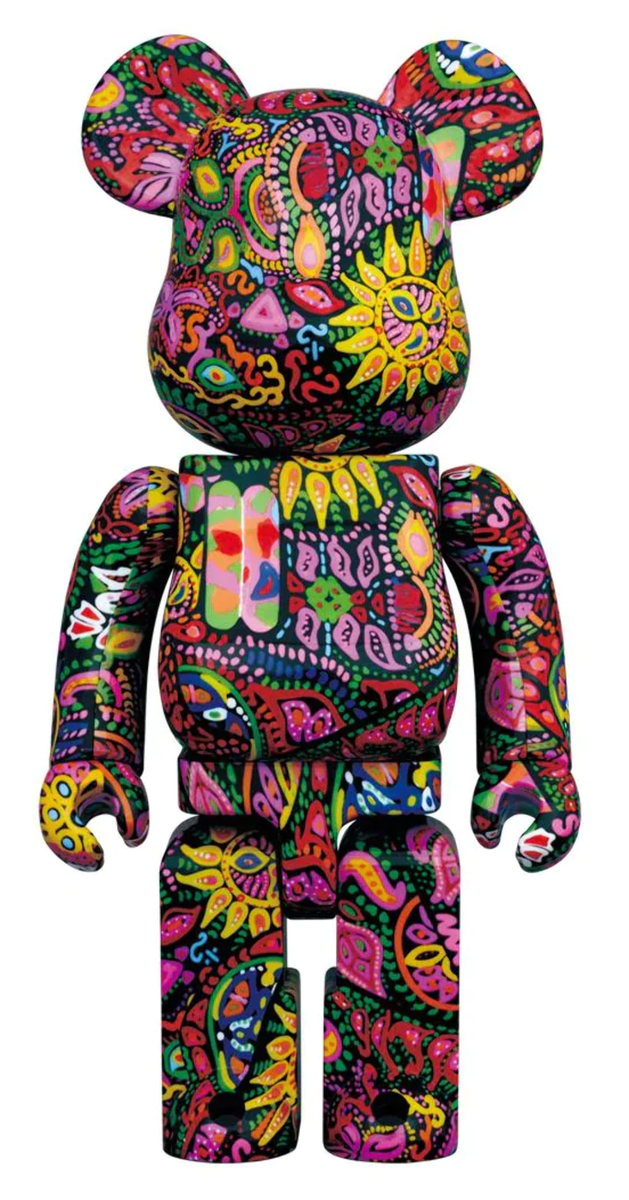 Medicom Toy BE@RBRICK - Psychedelic Paisley 1000% Bearbrick Bear