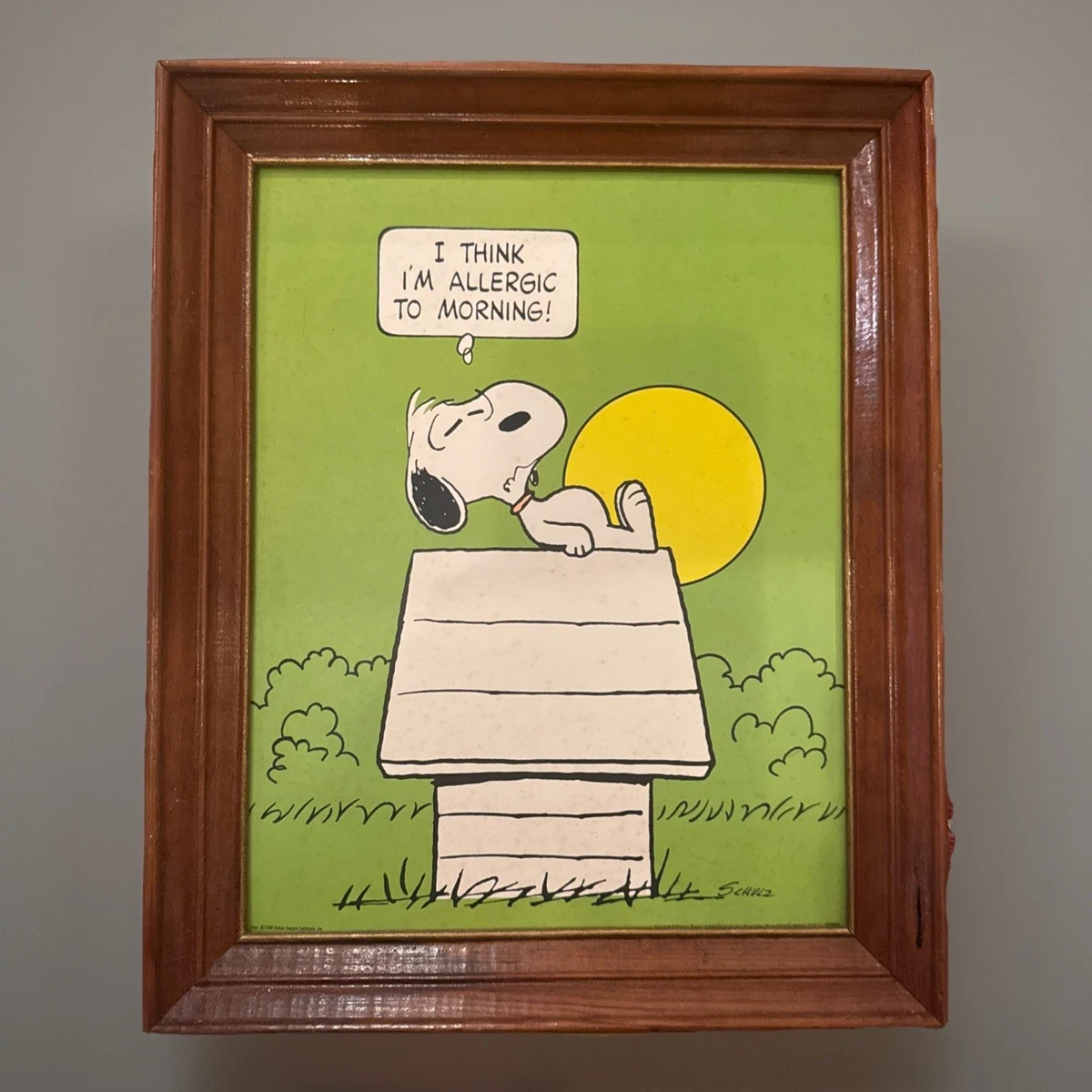 Vintage Snoopy Poster In other Collectible Peanuts Items | eBay
