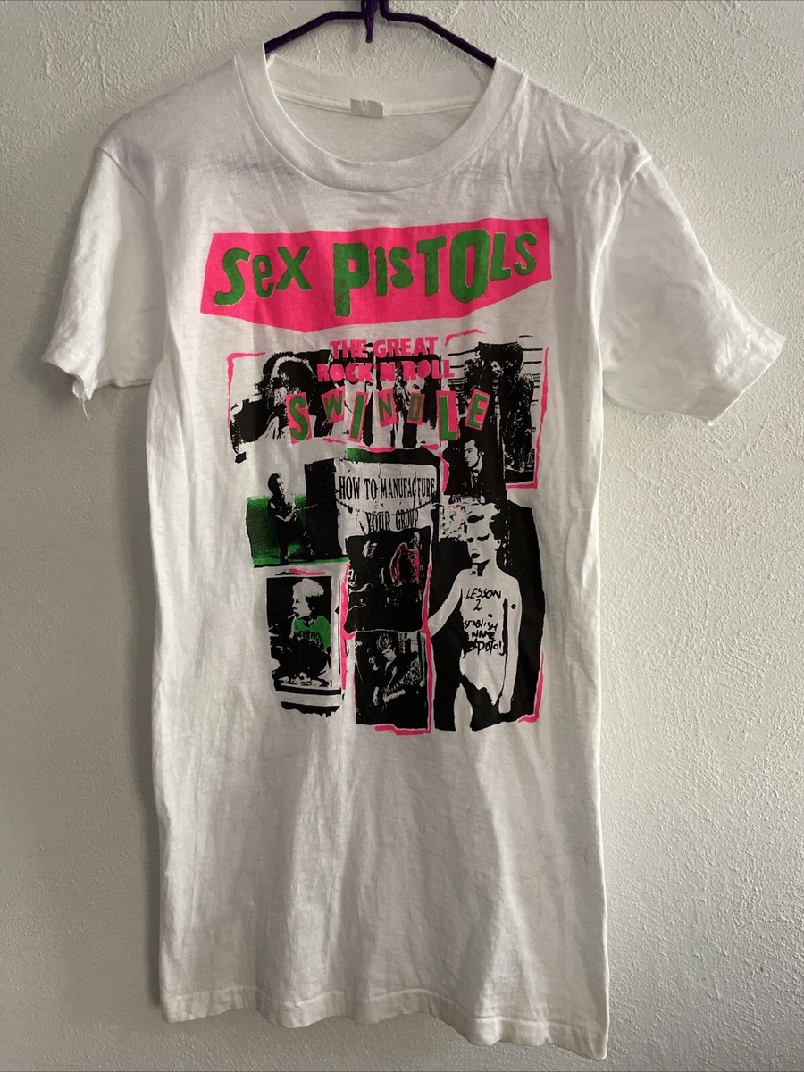 Vintage Sex Pistols The Great Rock 'n' Roll Swindle Small Tee
