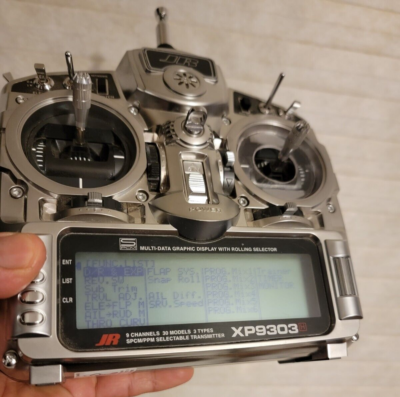 JR XP9303H R/C 2.4GHz Remote 9 Channel Transmitter NET-J72 FM 72