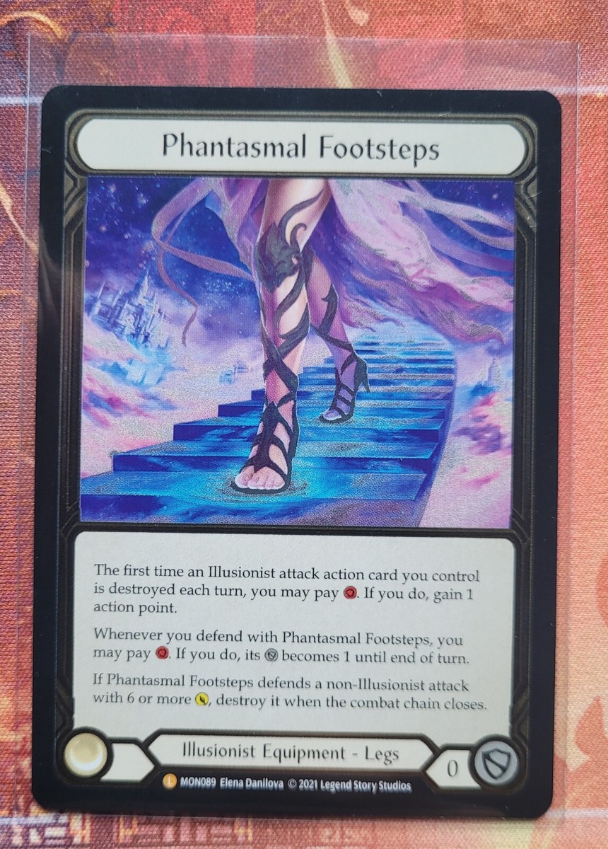 Phantasmal Footsteps COLD FOIL Legendary MON089 Monarch 1st