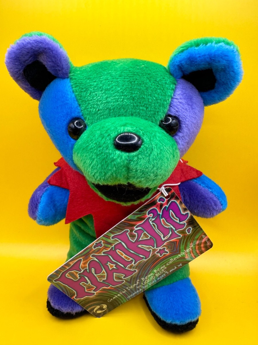GRATEFUL DEAD BEAN BEAR - BY LIQUID BLUE - “FRANKLIN” BEAR - NEW