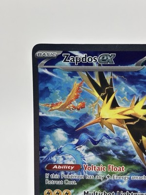 Pokémon TCG Zapdos EX 202/165 Scarlet & Violet 151 SIR Holo NM
