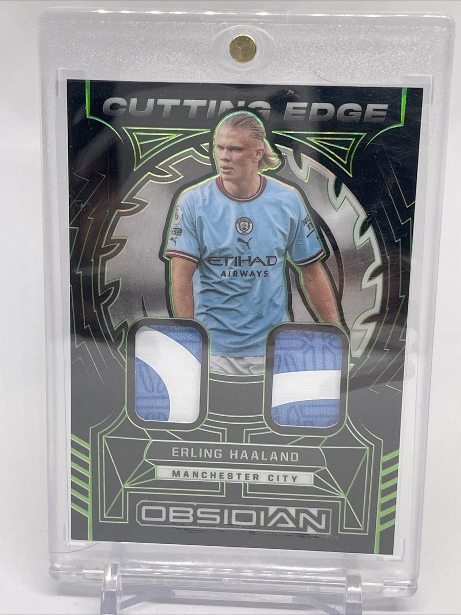 Erling Haaland Cutting Edge 2/5 Dual Patch Shirt Panini Obsidian