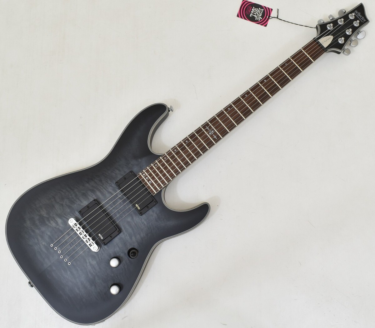 Schecter C-1 Platinum Guitar See-Thru Black Satin B-Stock 1070 | eBay