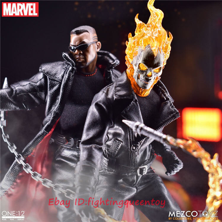 MEZCO TOYZ GHOST RIDER & HELL CYCLE One:12 Collective 6