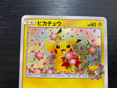 Pokemon Center Pikachu 20th Anniversary Promo 224/SM-P Japan EX+~