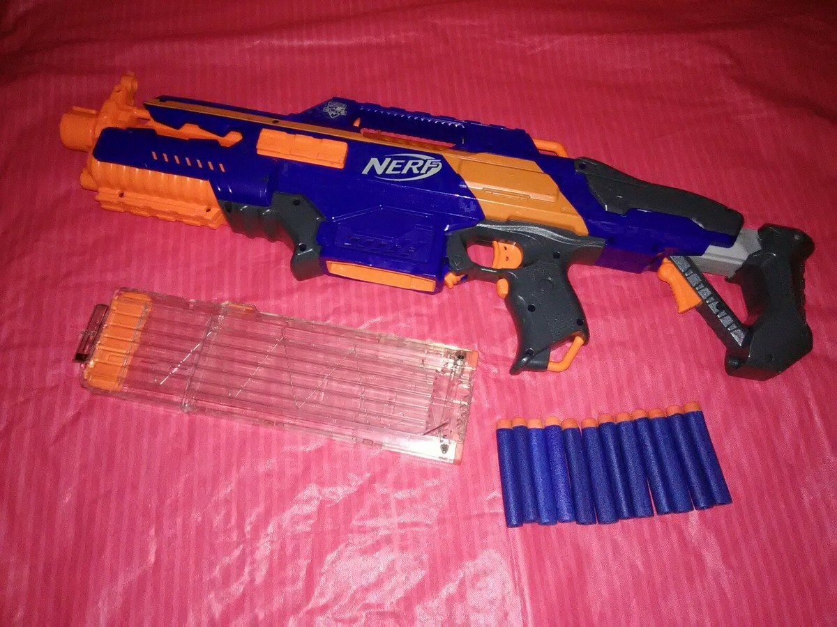 Nerf N-Strike Elite Rapidstrike CS-18 Blaster with clear magazine