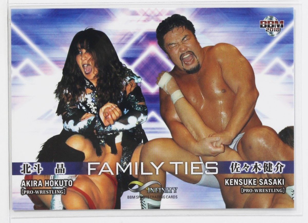 KENSUKE SASAKI & AKIRA HOKUTO (Pro Wrestling) - 2018 BBM sports