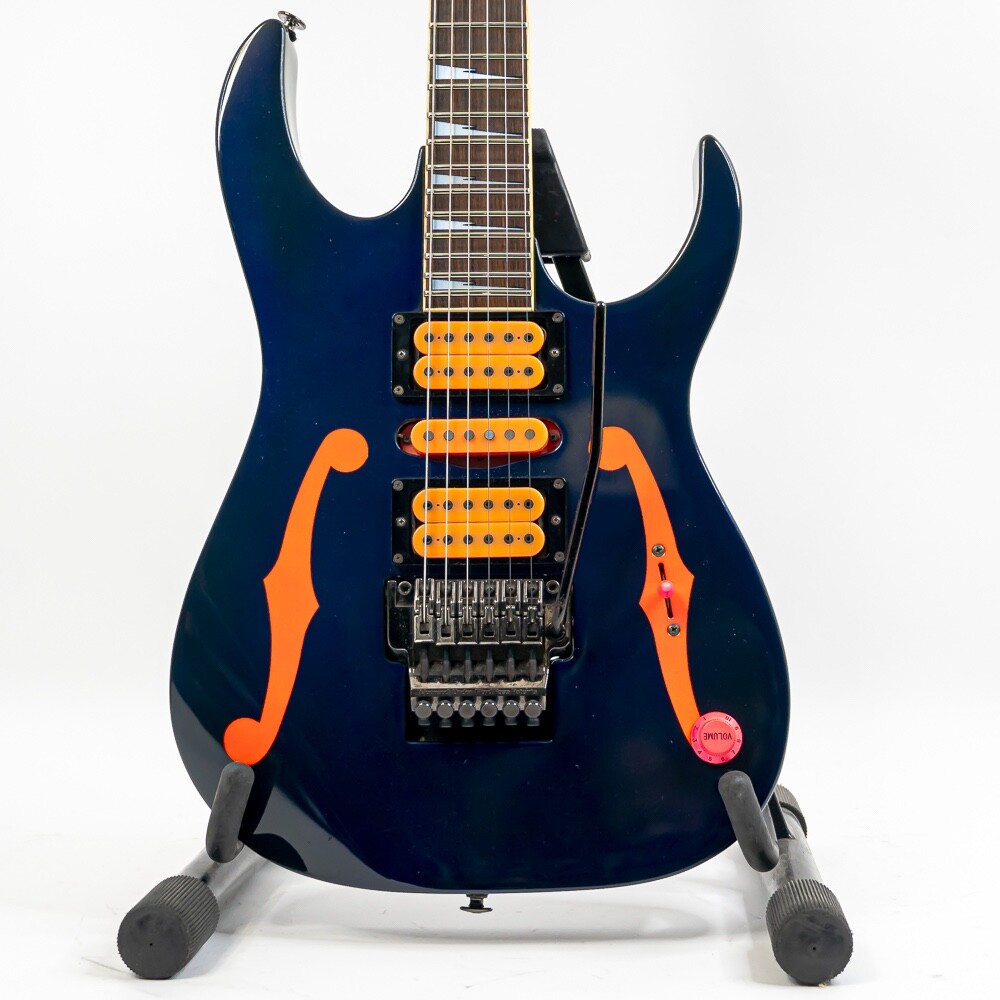 1990 Ibanez PGM100 – Signature Paul Gilbert RG, Bold Jewel Blue