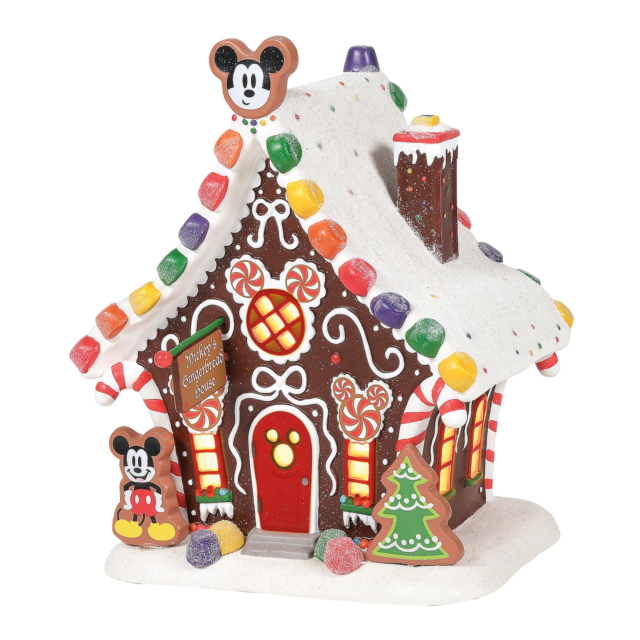 Department 56 6001317 Disney Village Mickey Mouse Gingerbread