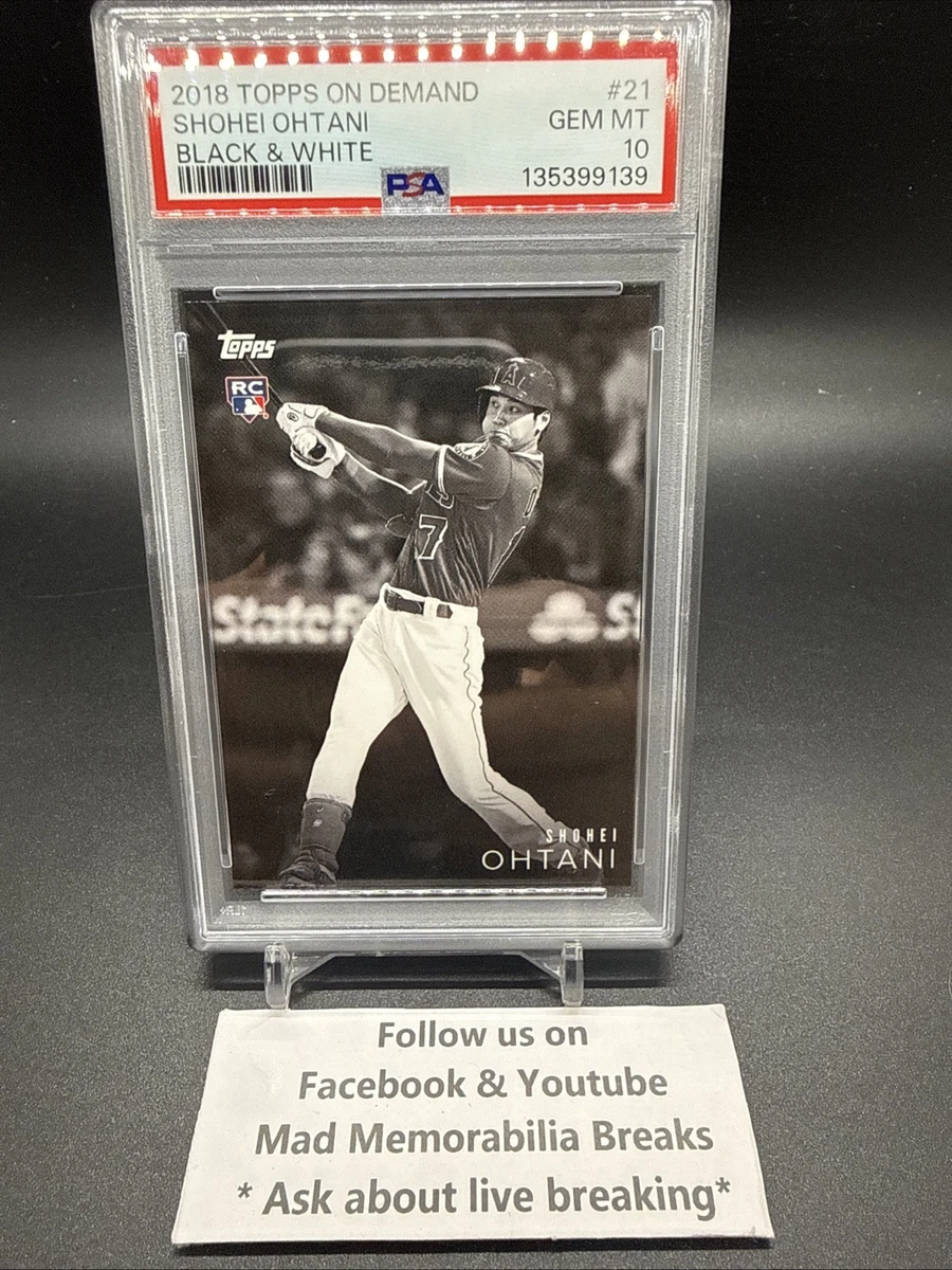 大谷翔平 2020 Topps on demand Black＆White 6 大谷翔平 2020 Topps