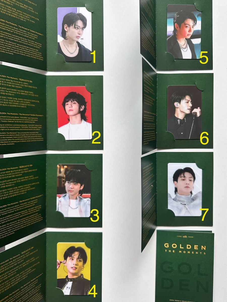 BTS Jungkook Exhibition Golden: The Moments Photo Ticket | eBay