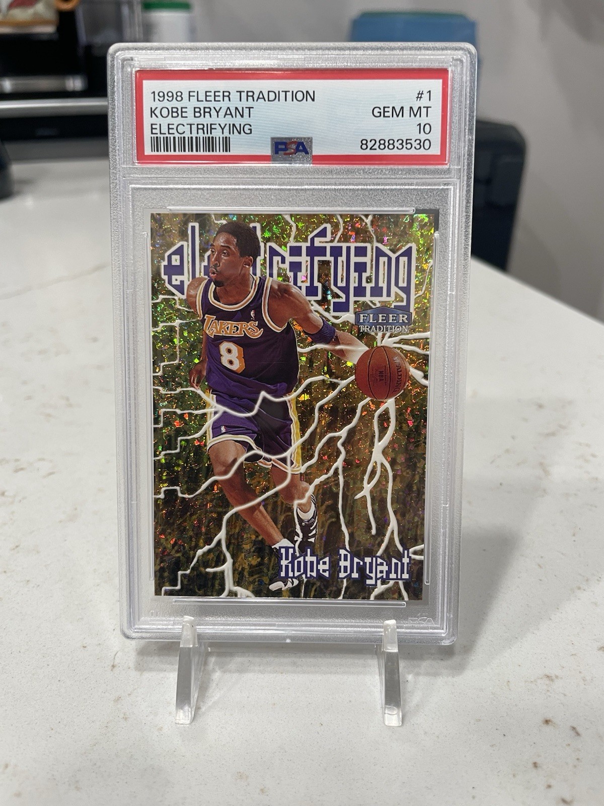 Kobe Bryant 1998 Fleer #1E Electrifying Price Guide - Sports Card