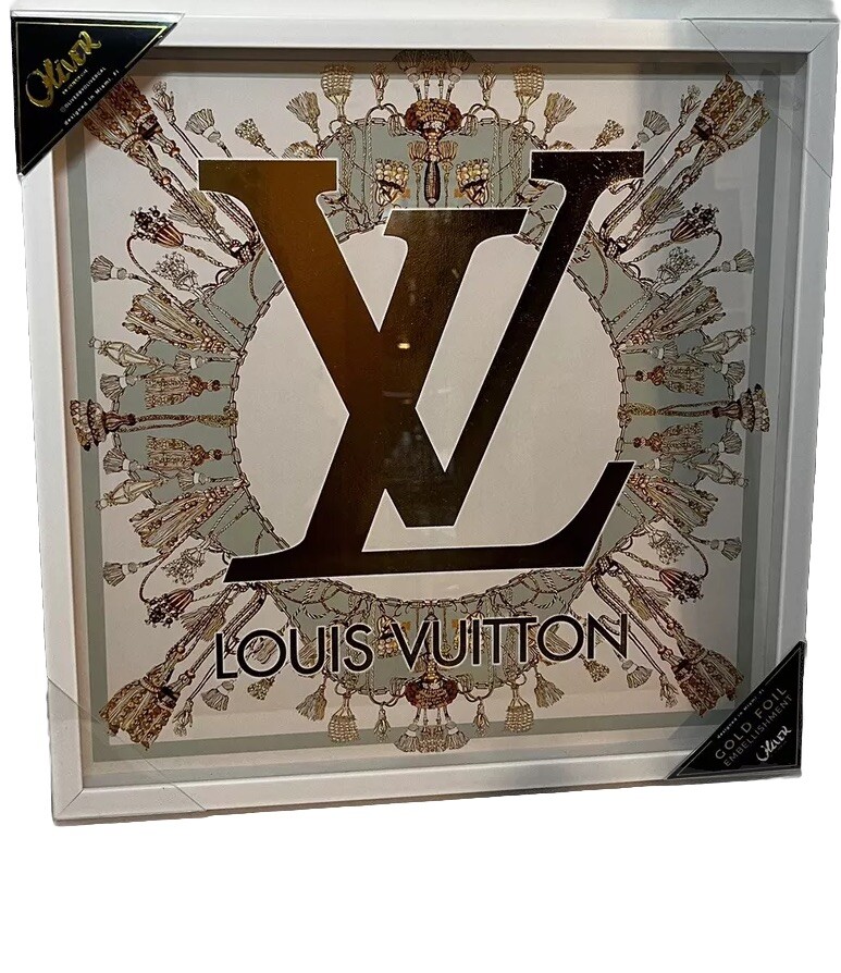 LOUIS VUITTON LV by Oliver Gal Glass Framed Wall Art Decor 16