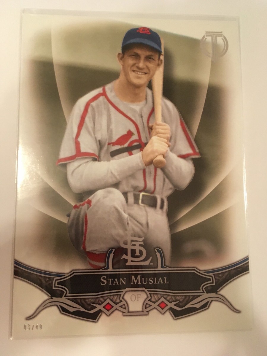 2016 Topps Tribute Jumbo 5x7 Stan Musial Cardinals 68 #'d /49 | eBay
