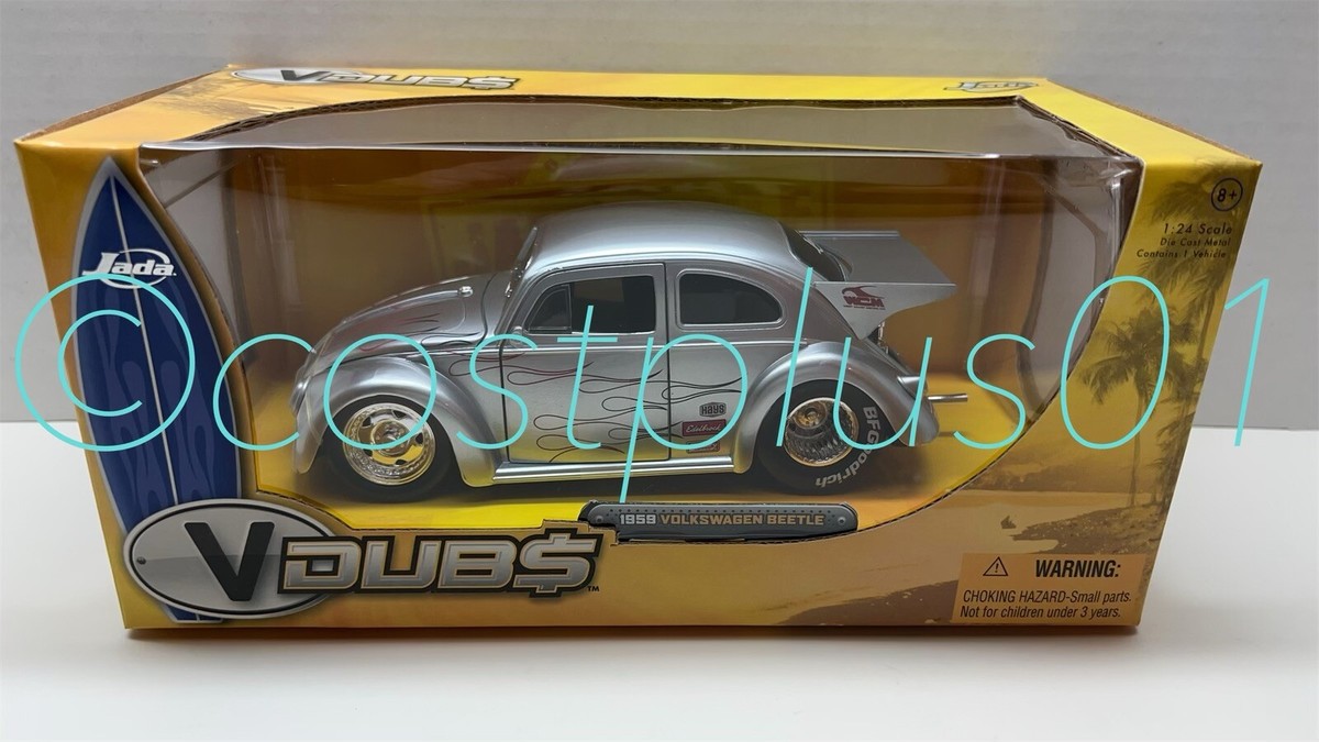 JADA V DUBS 1959 VOLKSWAGEN BEETLE VW 1:24 SILVER | eBay