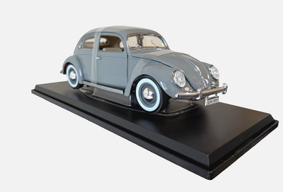 1955 Volkswagen Beetle Käfer 1:18 Maisto Die-Cast Model Car Silver