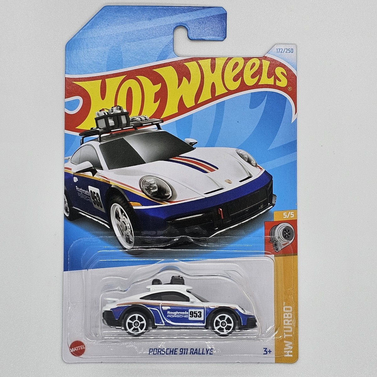 HOT WHEELS PORSCHE 911 RALLYE WHITE 2024 Series HW TURBO 953