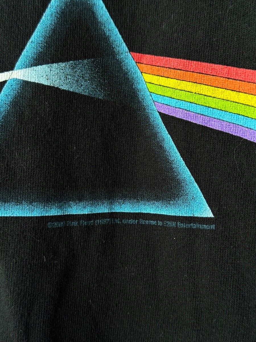 Vintage Pink Floyd Dark Side of the Moon T-Shirt Anvil Black Rock