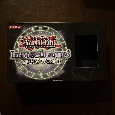 EMPTY BOX ONLY YuGiOh Legendary Collection 3 Yugi's World Booster