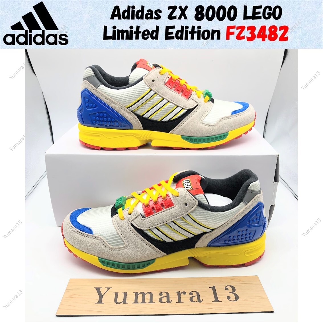 Adidas ZX 8000 LEGO Limited Edition FZ3482 Men's Size | eBay