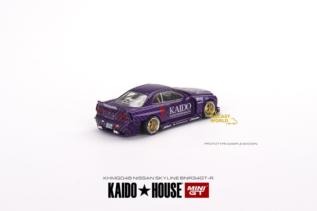 Kaido House x Mini GT 1:64 Nissan Skyline GT-R (R34) Kaido WorksV1
