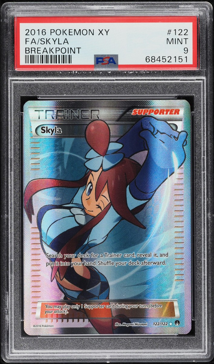 2016 POKEMON BREAKPOINT SKYLA #122 ULTRA RARE PSA 9 MINT #68452151