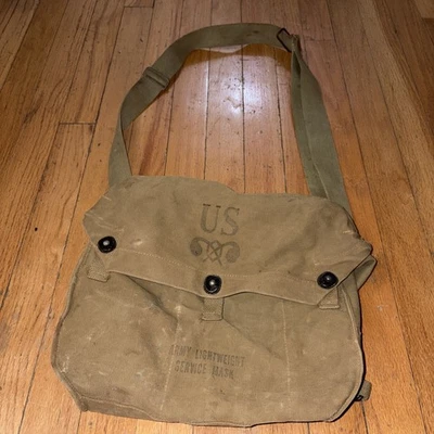 防毒面具包原二战美国野战装备及设备| eBay