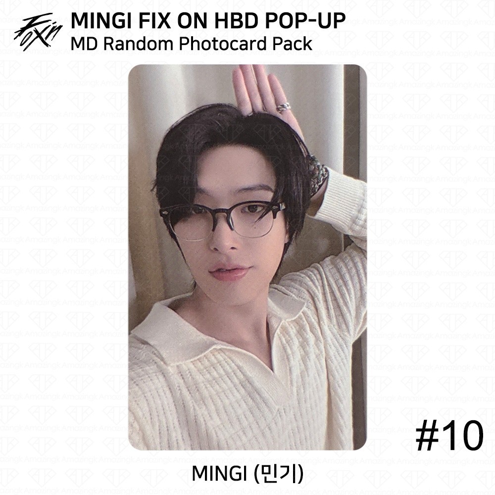 ATEEZ Mingi FIX ON HBD POP UP Photocard Benefit Official MD KPOP K