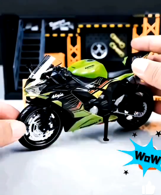 1/12 Scale Kawasaki Ninja ZX-6R ZX6R bike Motorcycle Toy Model BOX