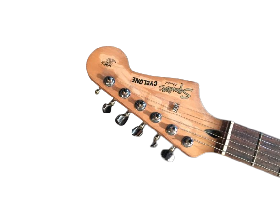 Fender Squier FSR Cyclone Electric Guitar Black 6 String Very Good