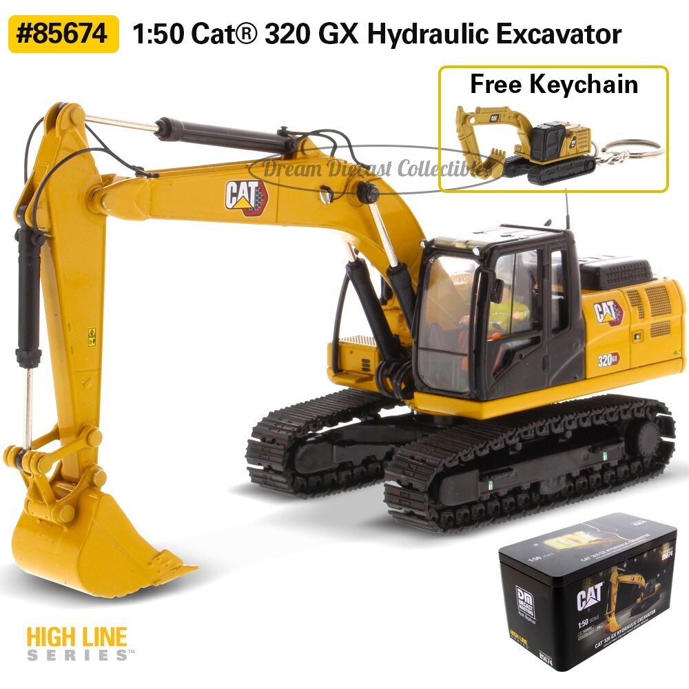 CAT CATERPILLAR 1:50 NEXT GEN 320 GX HYDRAULIC EXCAVATOR DIECAST