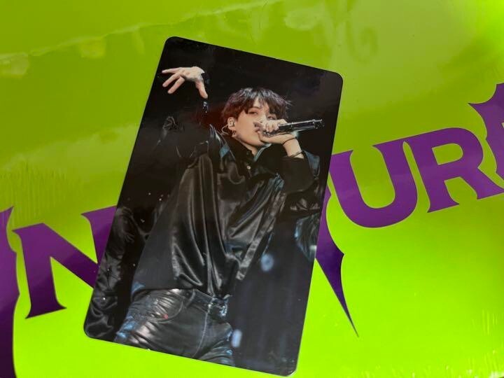 BTS SUGA Official Photocard LOVE YOURSELF EUROPE LYS blu-ray ver